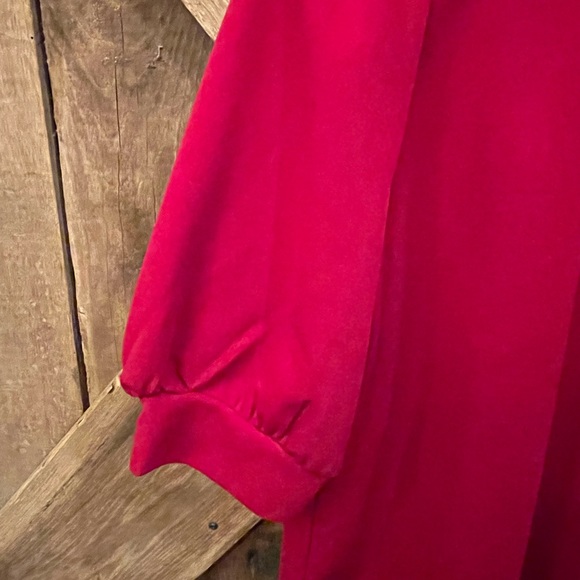 SHEIN Womens Puff Sleeve Top Pullover Keyhole Back - Picture 3 of 6